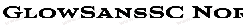 GlowSansSC Normal He字体转换